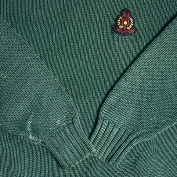 Gap hunter green vintage sweater with flaws - Picture 2 of 7